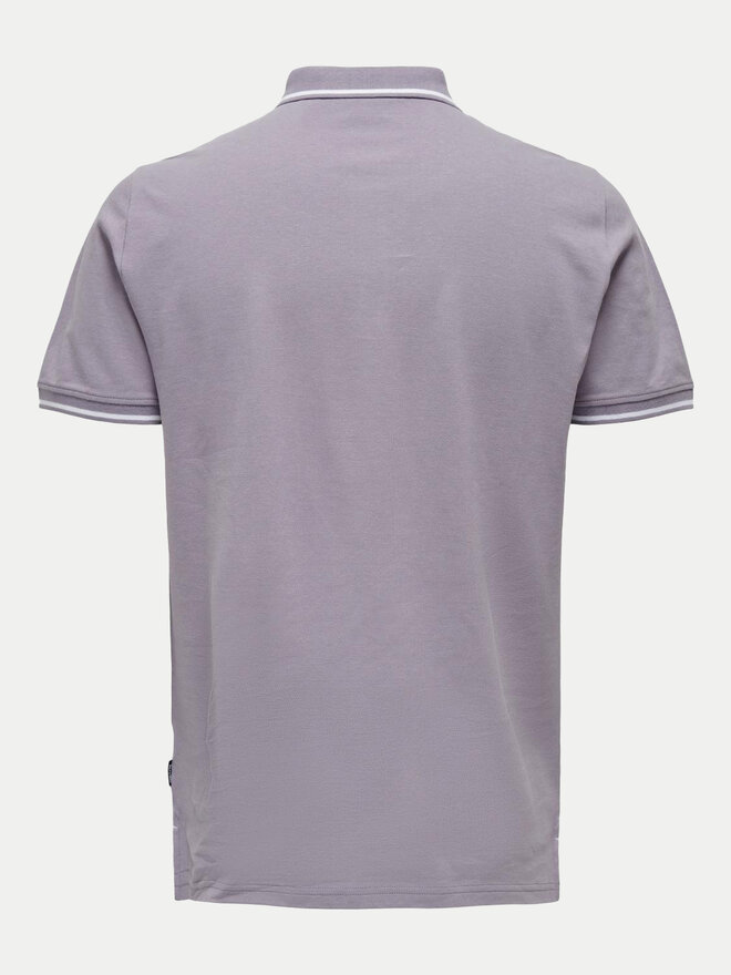 Only & Sons Only & Sons Pólóing Fletcher 22024827 Lila Regular Fit
