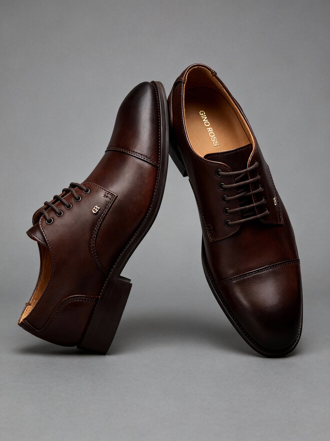 GINO ROSSI Zapatos hasta el tobillo Gino Rossi EO-MARTINO-02 125AM Marrón