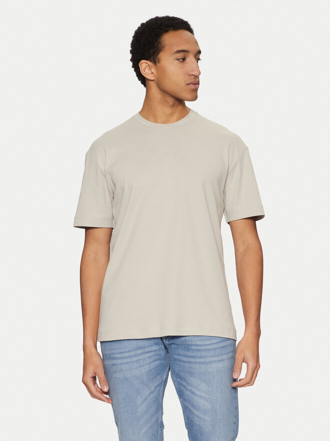Calvin Klein Calvin Klein Camiseta K10K114167 Beis Slim Fit