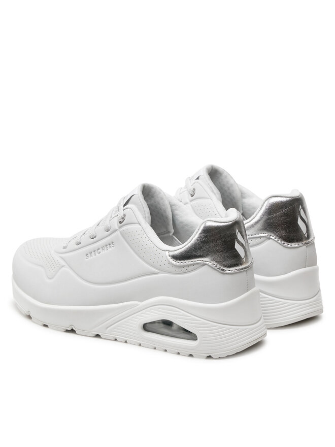 Skechers Сникърси Skechers Uno Shimmer Away 155196/WSL Бял