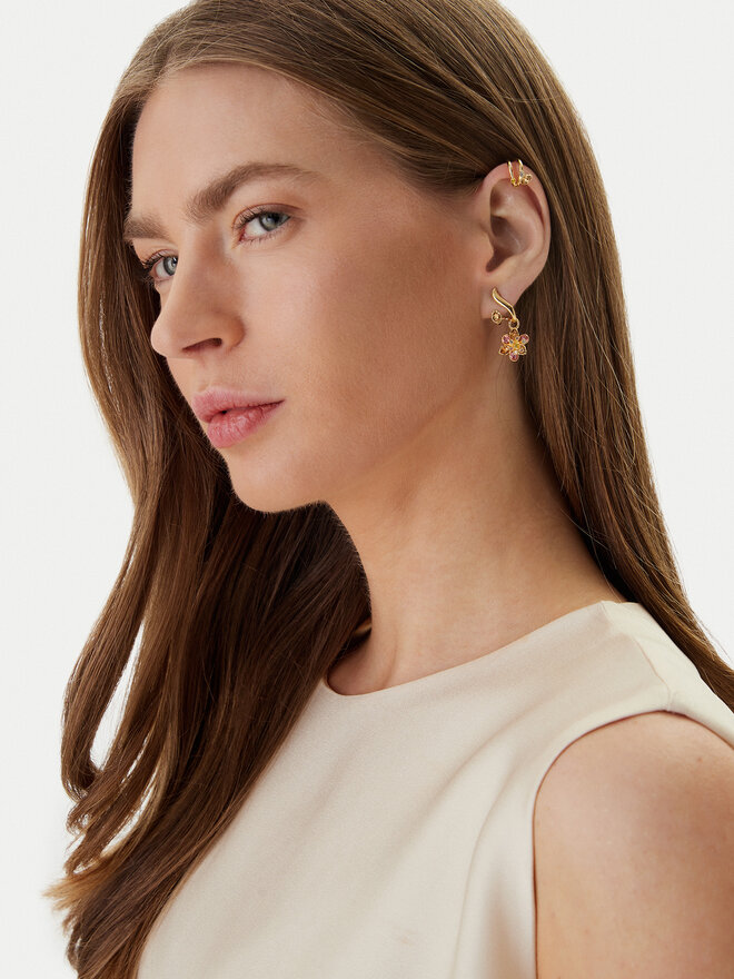 Сережки Swarovski Idyllia 5732386 Золотий | evzuttya.com.ua