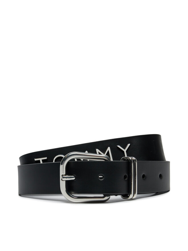 Tommy Jeans Ζώνη Γυναικεία Tommy Jeans Tjw Bold Leather 3.0 AW0AW16255 Μαύρο