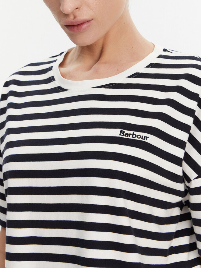 Barbour Barbour Marškinėliai Adria LML0893NY73 Tamsiai mėlyna Relaxed Fit