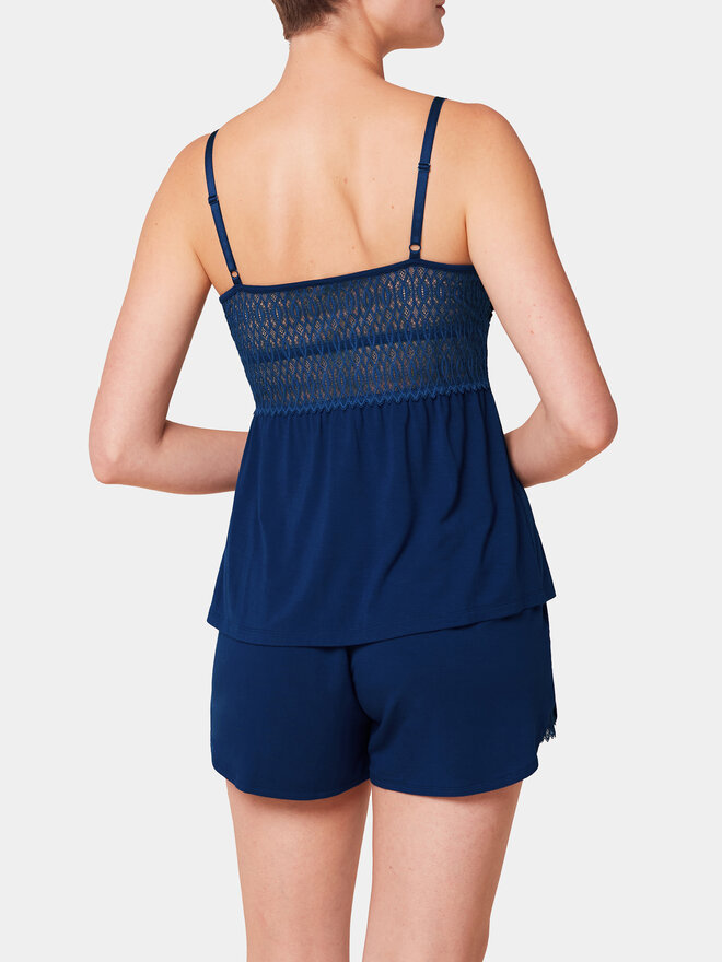 Triumph Triumph Pidžama Aura Spotlight 10218289 Plava Regular Fit