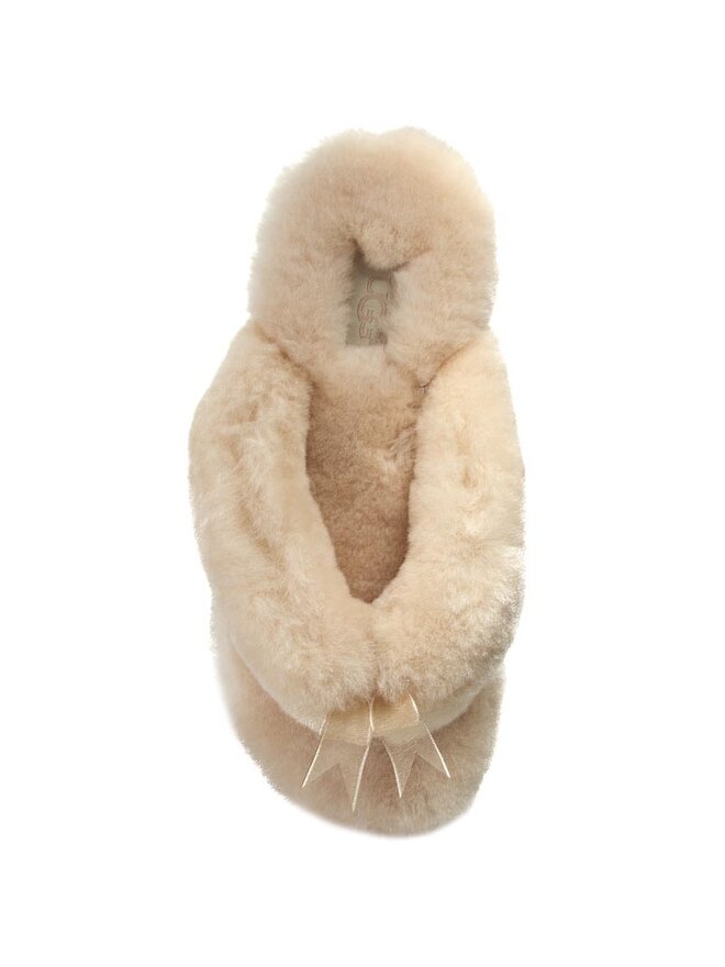 Ugg Hausschuhe Ugg W Fluff Flip Flop II 1003492 Beige