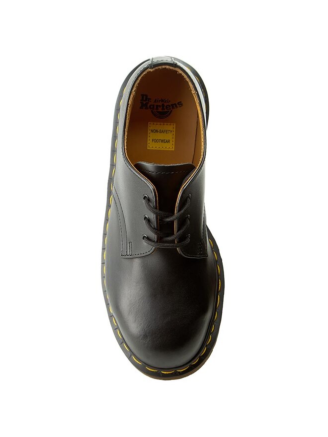 Black fine haircell dr martens outlet
