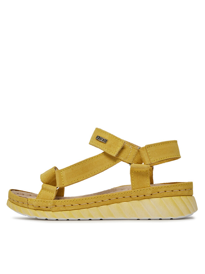 Big Star Shoes Sandały Big Star Shoes Ll276013 Żółty