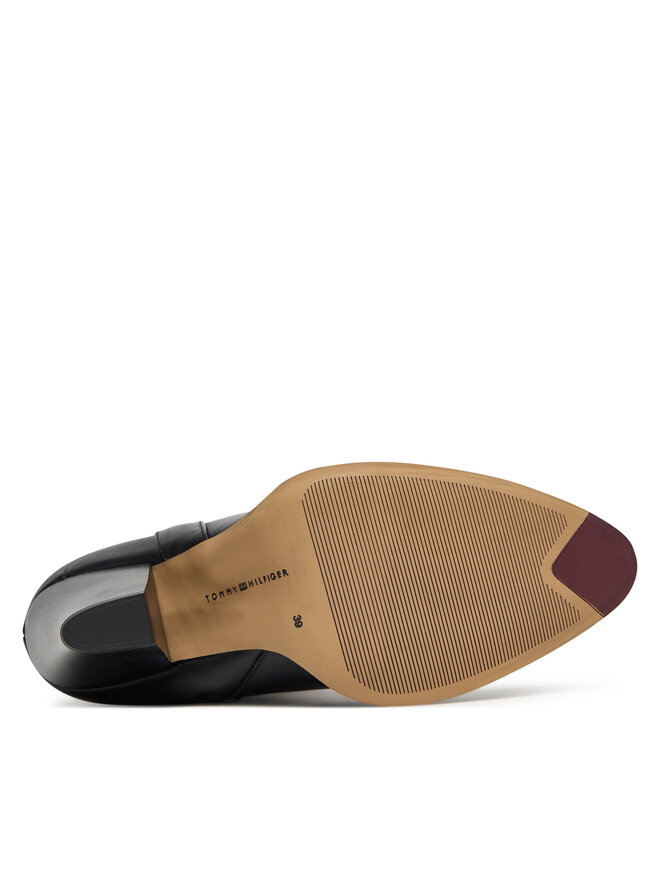 Tommy Hilfiger Stivali Tommy Hilfiger T-Strap Pointy FW0FW08982 Nero
