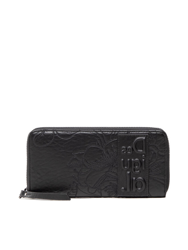 Desigual Голям дамски портфейл Desigual 22WAYP19 Черен