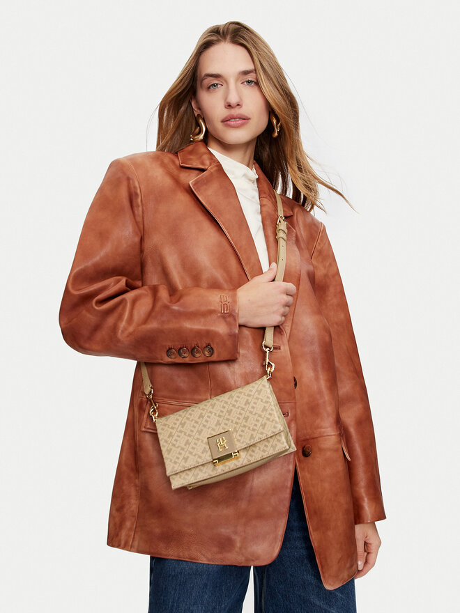 Tommy Hilfiger Kabelka Tommy Hilfiger Her AW0AW17028 Béžová