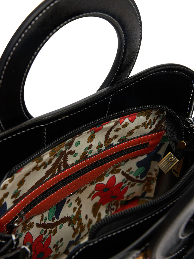 Laura Vita Handtasche Laura Vita Alisa 03 Schwarz