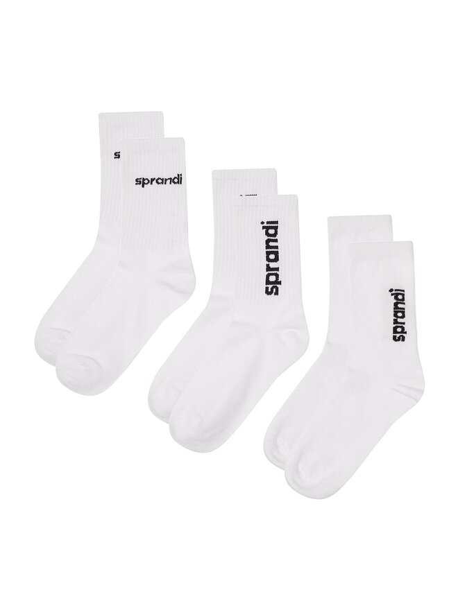 Sprandi 3 pares de calcetines altos para mujer Sprandi 0WB-004-SS23 Blanco