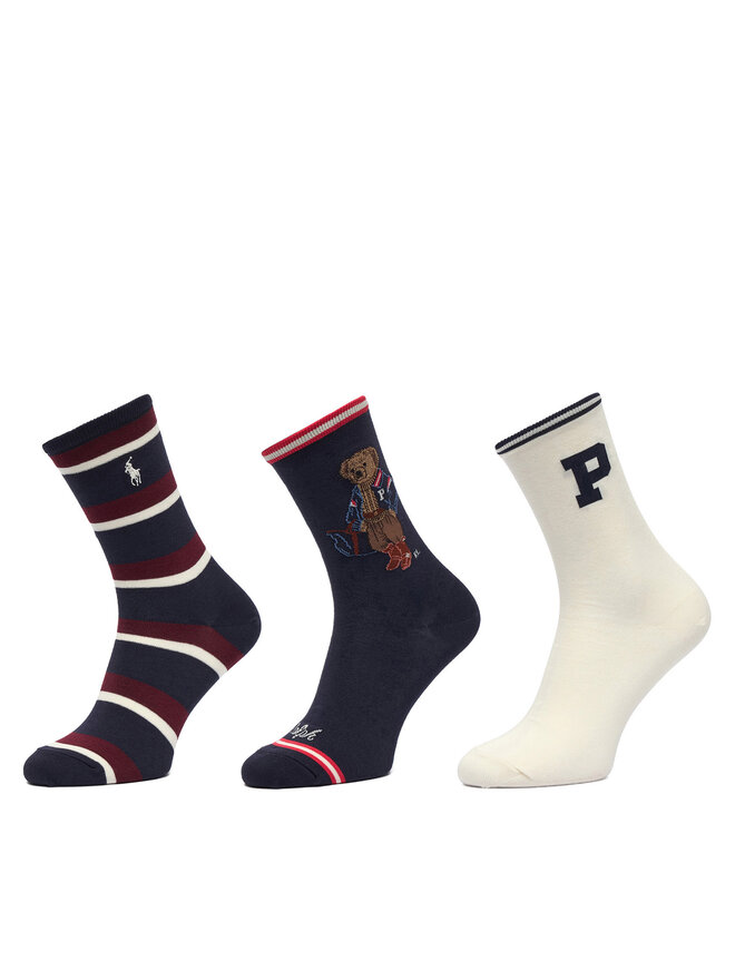 Polo Ralph Lauren Lange Socken Polo Ralph Lauren 455P18196001 Dunkelblau