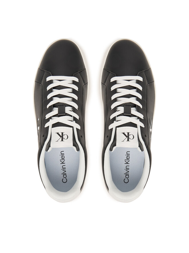 Calvin Klein Sneakers Calvin Klein 3 Cupsole Derby Pu Smo HM0HM02458 Schwarz