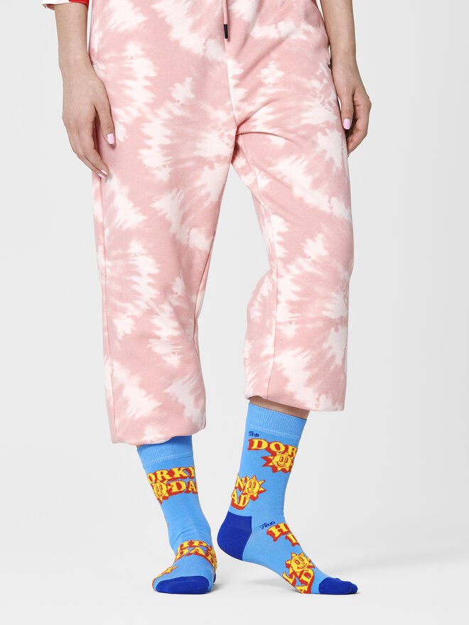 Happy Socks Дълги чорапи unisex Happy Socks NOD01-6300 Син