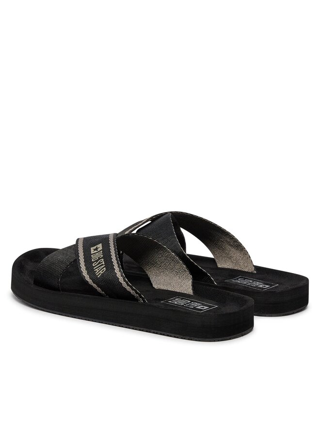 Big Star Shoes Klapki Big Star Shoes NN274A059 Czarny