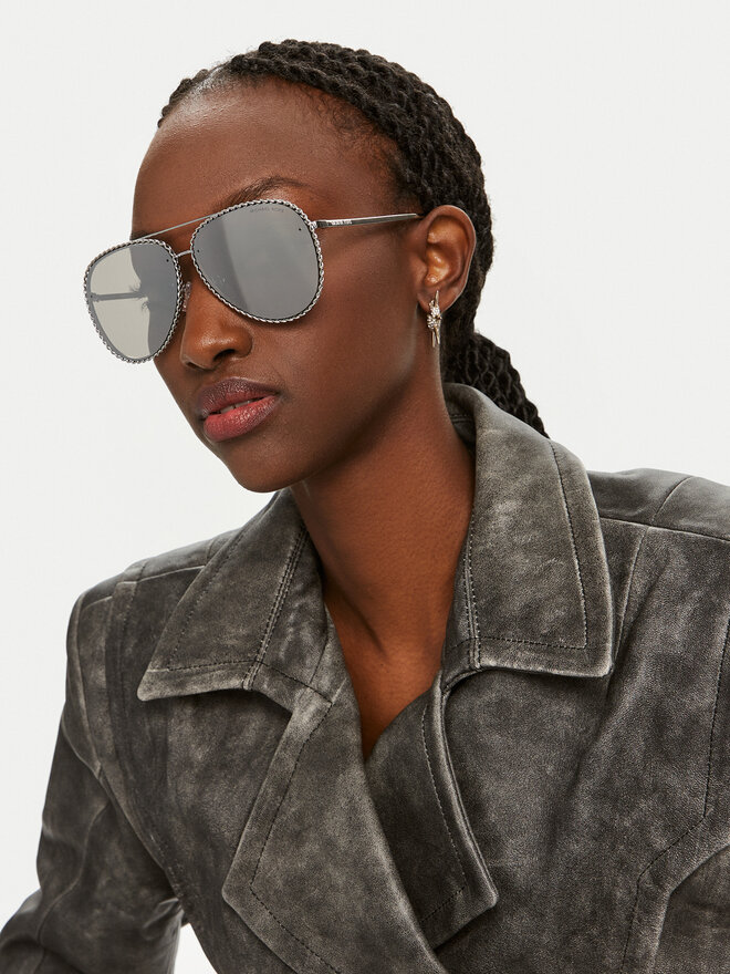 Michael Kors Okulary przeciwsłoneczne Michael Kors Portofino 0MK1147 18936G Srebrny