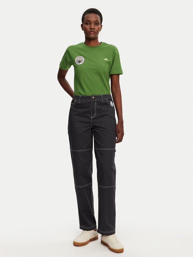 adidas adidas Marškinėliai FARM Graphic JD6292 Žalia Regular Fit