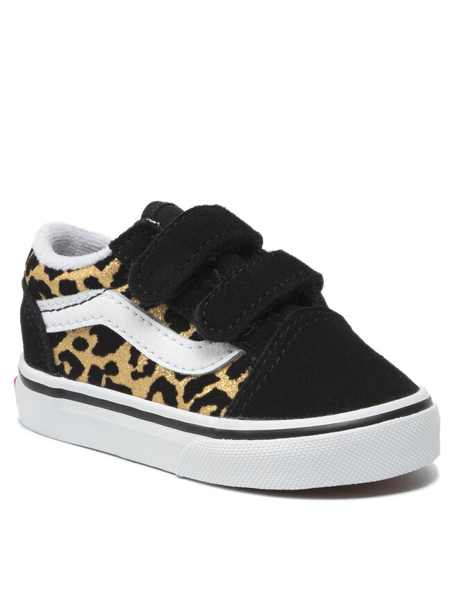 Sneakers aus Stoff Vans Old Skool V VN000D3YABS1 Schwarz eschuhe