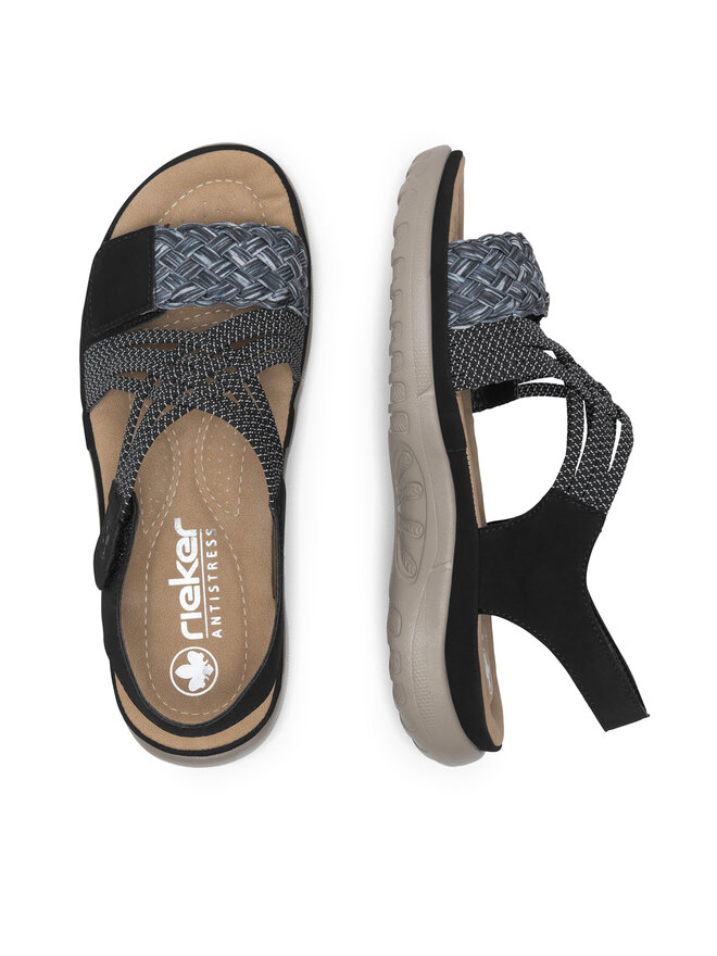Rieker Sandalen Rieker 64889-00 Schwarz