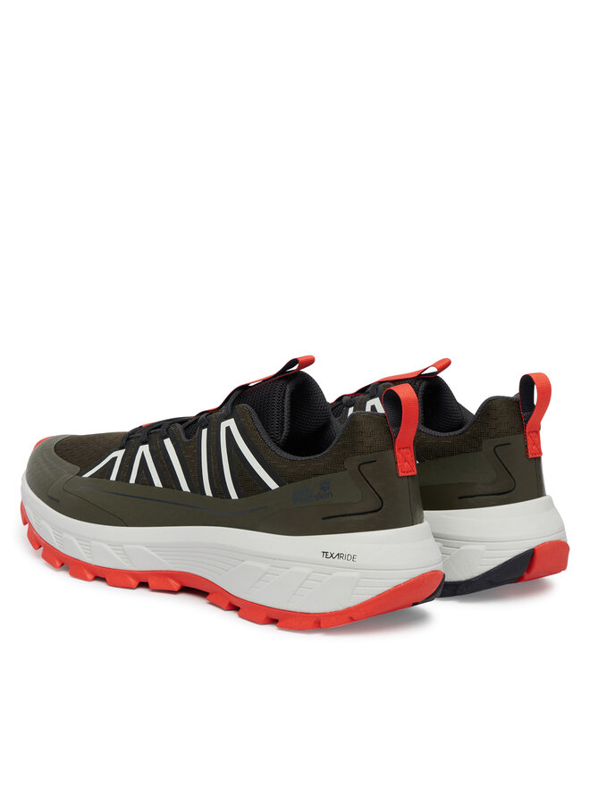 Jack Wolfskin Трекінгові черевики Jack Wolfskin Wild Hike Low M A65579 Зелений