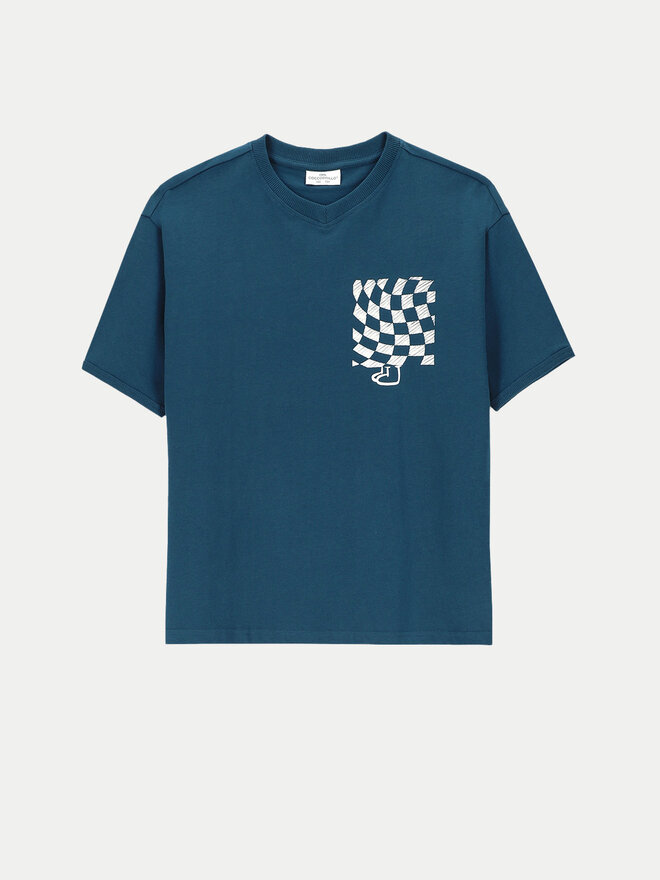 Coccodrillo Coccodrillo Camiseta ZC4143204ABJ Azul marino Regular Fit