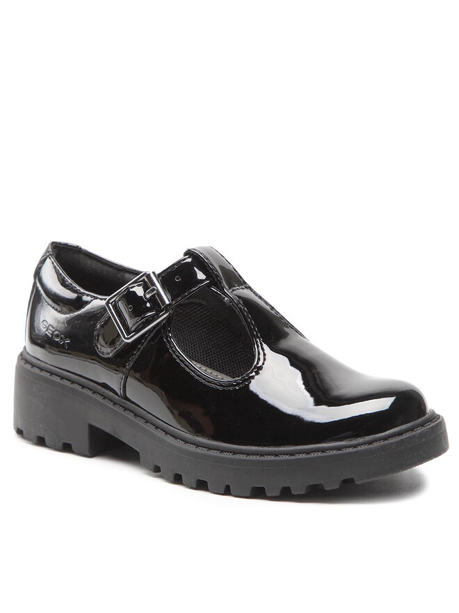 Geox Pantofi Geox J Casey G. E J8420E 000HH C9999 M Negru