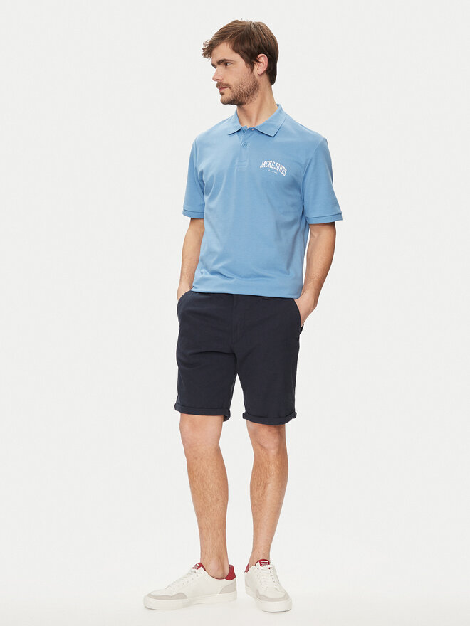 Jack&Jones Jack&Jones Pólóing Josh 12247387 Kék Standard Fit