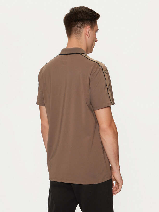 Guess Guess Polo marškinėliai M4YP40 KARS0 Ruda Regular Fit