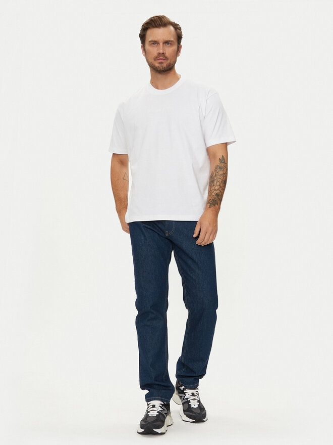 Guess Jeans Guess Jeans Marškinėliai M4YI44 K8FQ4 Balta Regular Fit