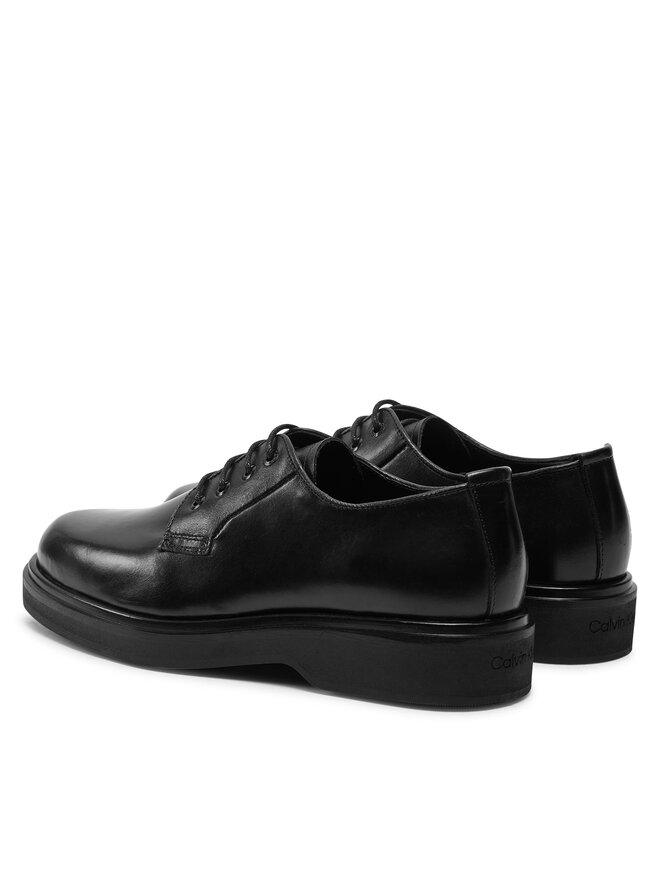 Calvin Klein Туфлі Calvin Klein Lace Up - Lth HW0HW02278 Чорний