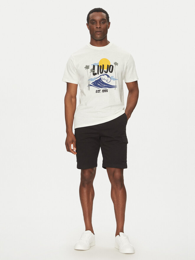 Liu Jo Liu Jo Футболка QA5274 J7734 Білий Regular Fit