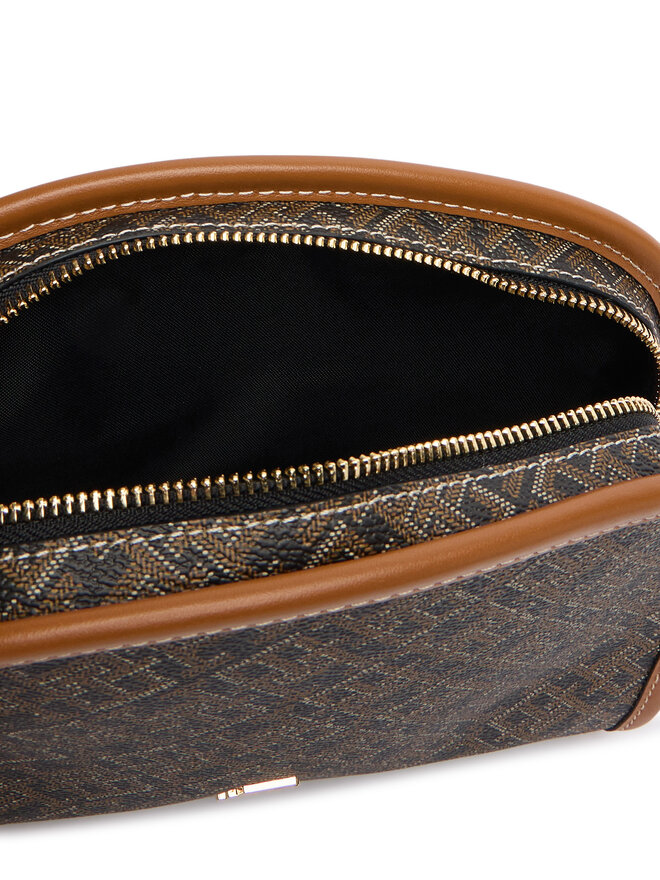 Tommy Hilfiger Kosmetiktasche Tommy Hilfiger Th Icon Washbag Mono Print AW0AW18927 Schwarz