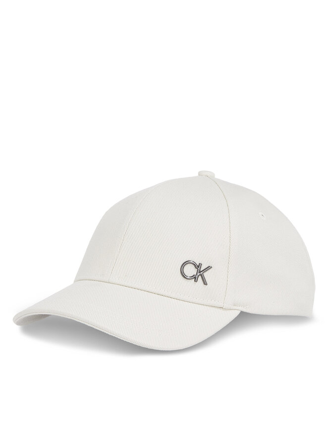 Calvin Klein Czapka z daszkiem Calvin Klein Bombed Metal K50K512349 Écru