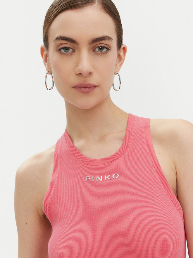 PINKO PINKO Marškinėliai 100822 A2C1 Rožinė Regular Fit