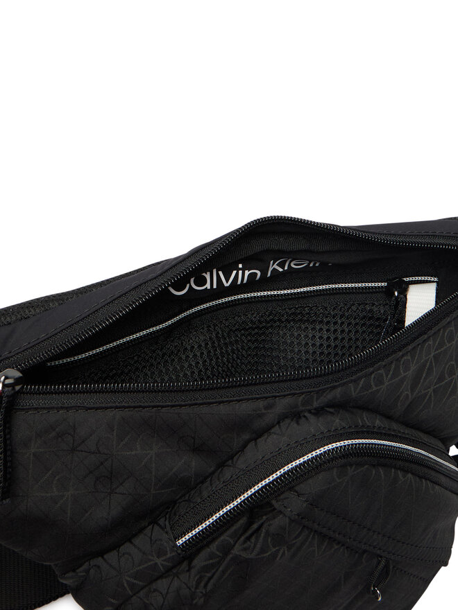 Calvin Klein Umhängetasche Calvin Klein Utility Emblem Aop Crossbody LV04D3386G Schwarz