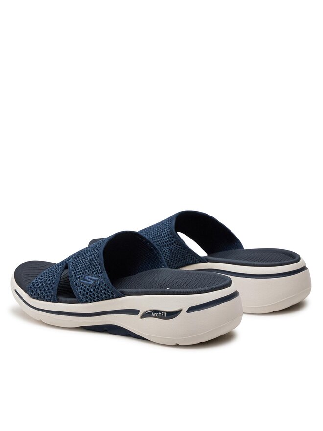Skechers Şlapi Skechers Go Walk Arch Fit Sandal-Joyful 140274/NVY Bleumarin