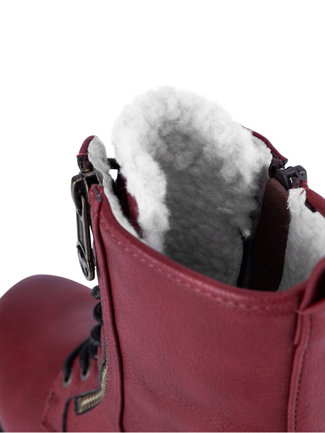 Trzewiki Mustang 1402-601 Czerwony | eobuwie.com.pl