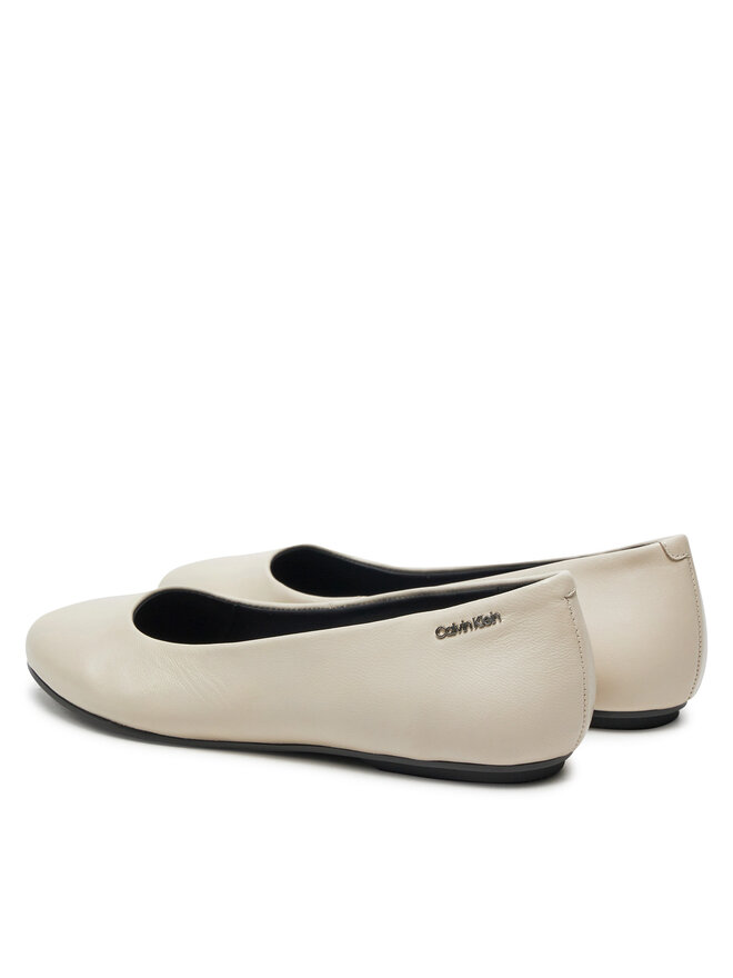 Calvin Klein Μπαλαρίνες Calvin Klein Round Ballerina HW0HW00618 Γκρι