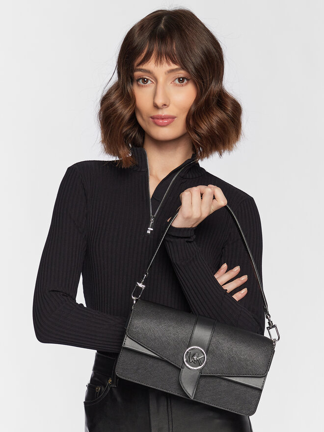 MICHAEL Michael Kors Дамска чанта MICHAEL Michael Kors Greenwich 30T2SGRL1L Черен
