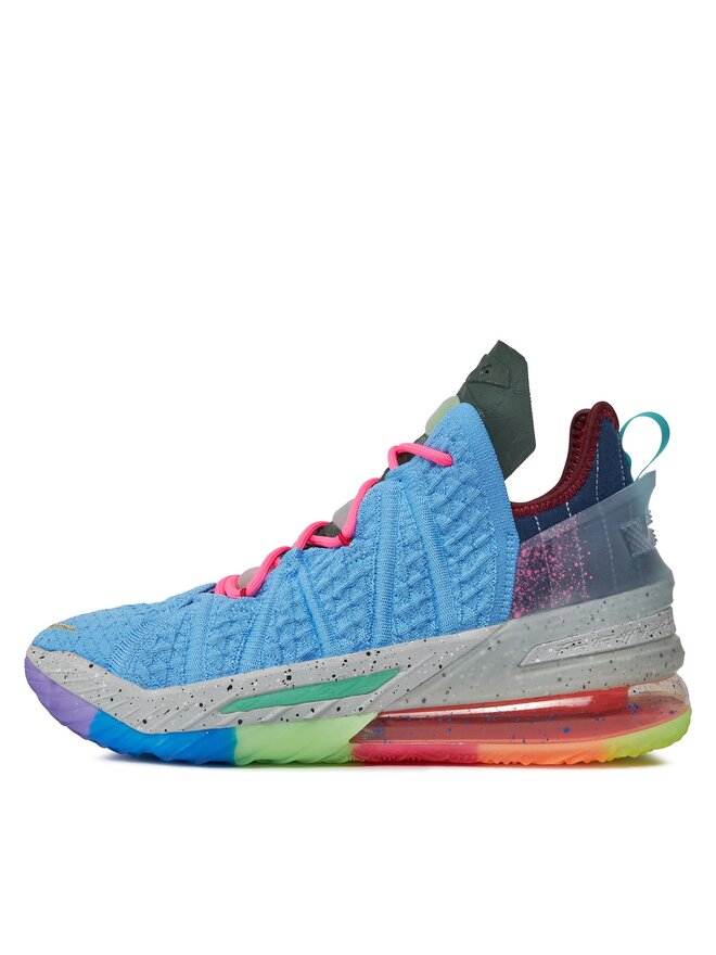Nike Buty do koszykówki Nike Lebron XVIII DM2813-400 Niebieski
