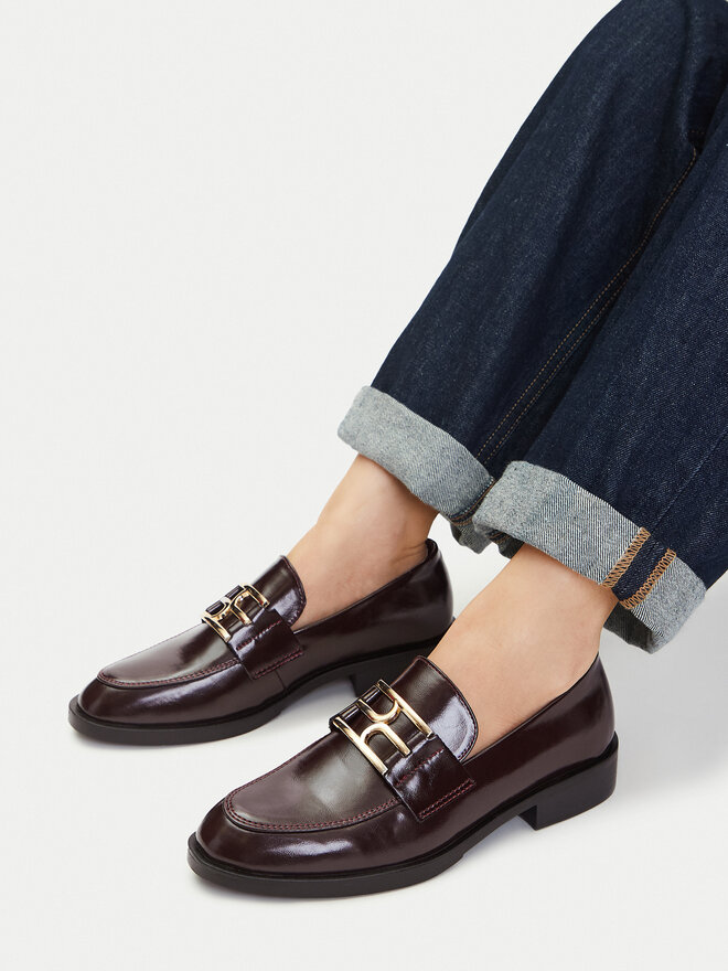 JENNY Loaferice JENNY CEO-HYF62303CS-1 Tamnocrvena