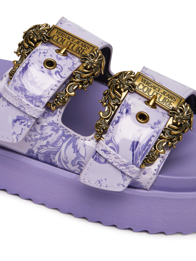 Versace Jeans Couture Pantoletten Versace Jeans Couture 80VA3SM1 ZS366 338 Violett
