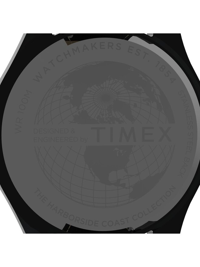 Timex Zegarek Timex Harborside Coast TW2V42300 Czarny