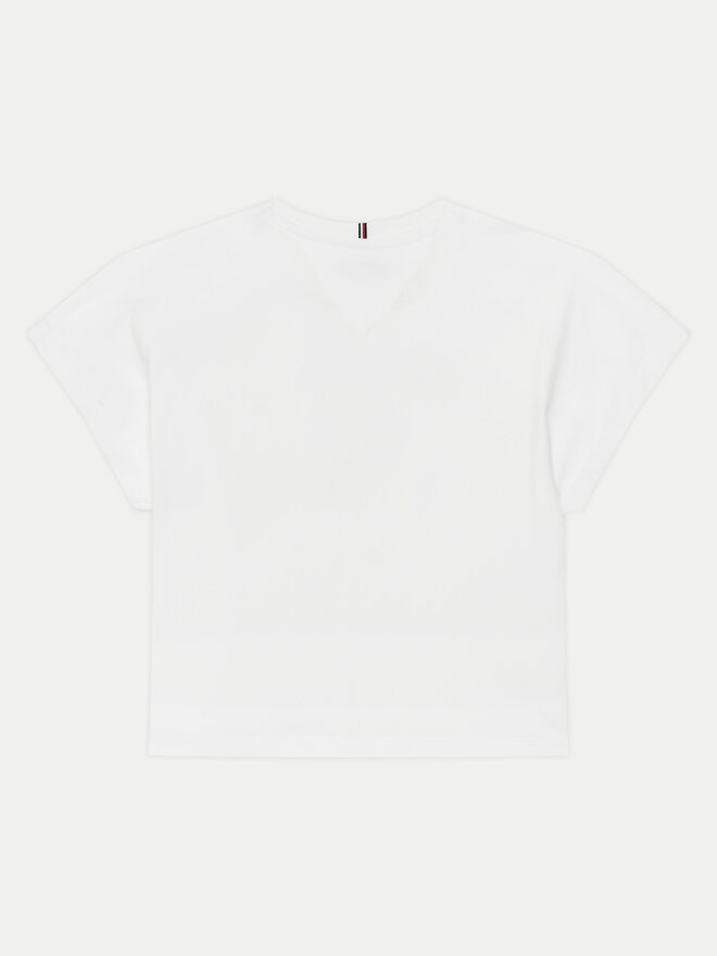Tommy Hilfiger Tommy Hilfiger Marškinėliai KG0KG08525 D Balta Regular Fit