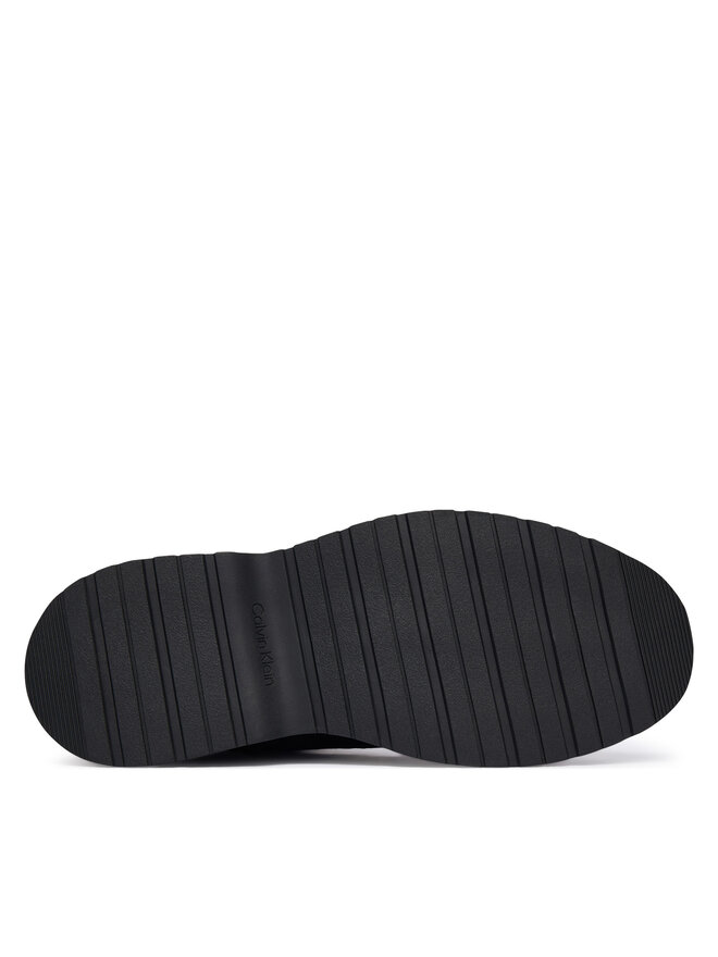 Calvin Klein Schnürschuhe Calvin Klein Combat Ess Lace Up Zip Boot Su YM0YM01371 Schwarz