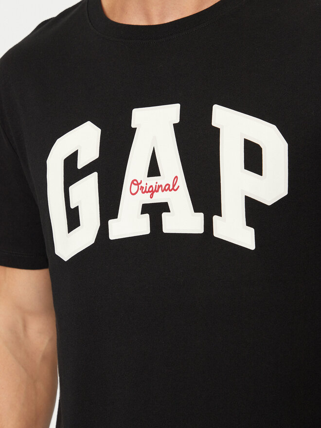 Gap Gap Marškinėliai 542246-03 Juoda Regular Fit
