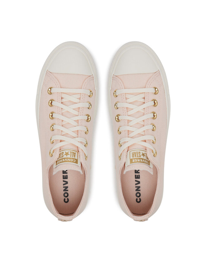 Converse Trampki Converse Chuck Taylor All Star Lift Platform Gold A12584C Różowy