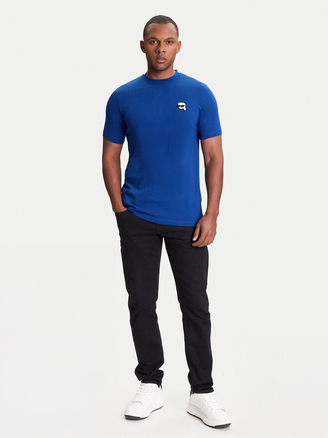 KARL LAGERFELD KARL LAGERFELD T-Shirt 755710 553224 Blau Slim Fit
