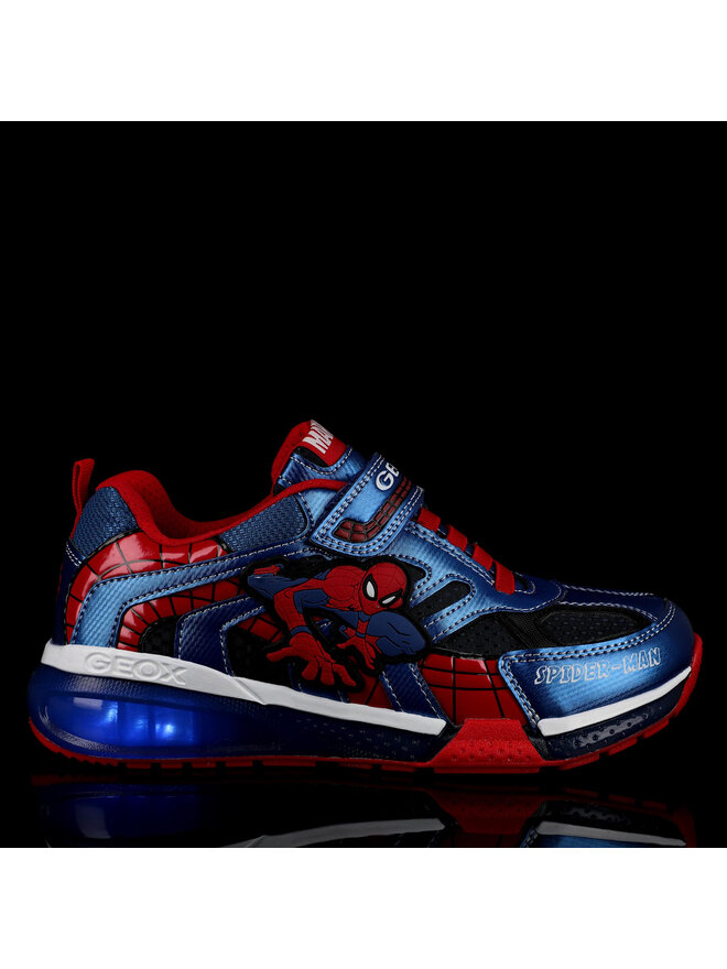 Geox J Bayonyc Boy Sneakers voor jongens, Lt Blauw Geel, 28 EU